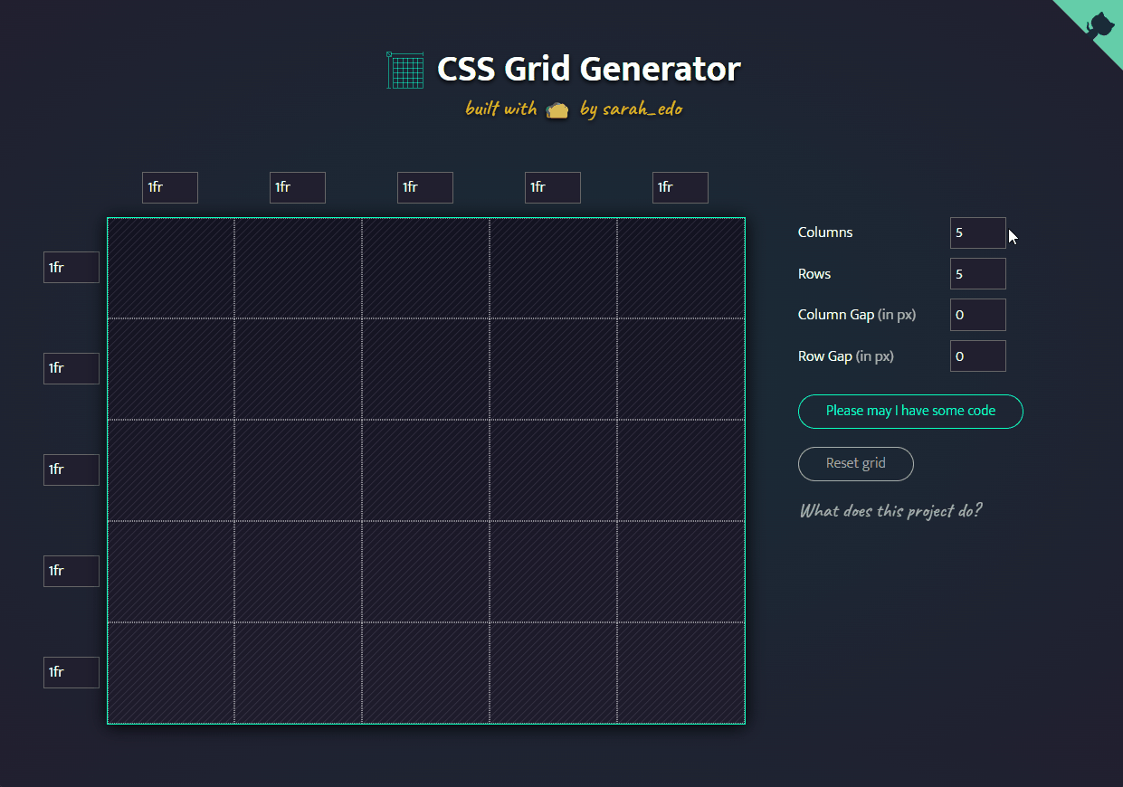 CSS Grid Generator(CSSグリッドジェネレーター)使い方01