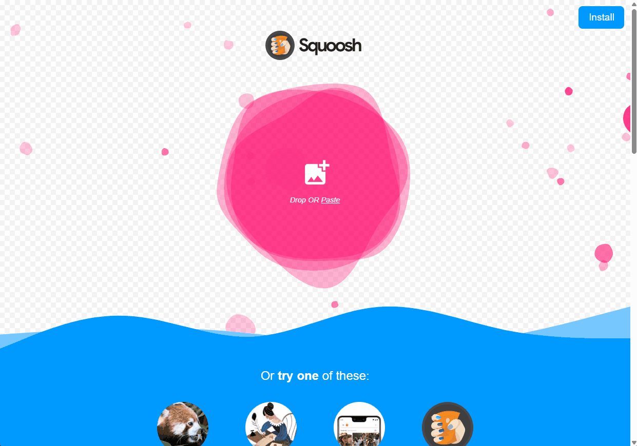 Squoosh(スクーシュ)使い方