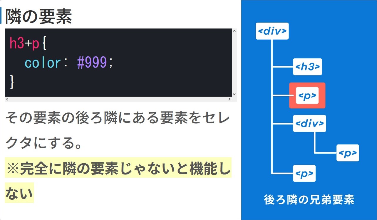 CSSセレクタのチートシート_使い方２